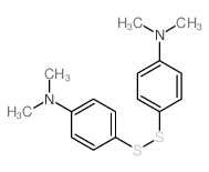 Aniline, p,p-dithiobis(N,N-dimethyl-结构式