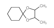 2,3-dimethyl-1,4-dioxaspiro[4.5]decane结构式