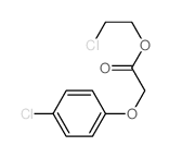2-chloroethyl 2-(4-chlorophenoxy)acetate Structure