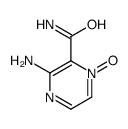 3-氨基-2-氨基甲酰吡嗪 1-氧化物结构式