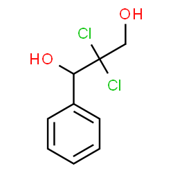 2,2-Dichloro-1-phenyl-1,3-propanediol结构式