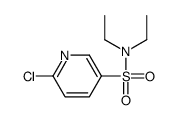6-氯-N,N-二乙基-3-吡啶磺酰胺结构式