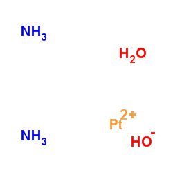 aquahydroxydiamminoplatinum Structure