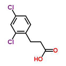 3-(2,4-二氯苯基)丙酸结构式