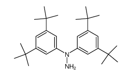 1,1-bis(3,5-di-tert-butylphenyl)hydrazine Structure