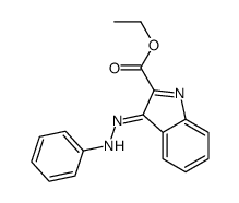 ethyl 3-(phenylhydrazinylidene)indole-2-carboxylate Structure