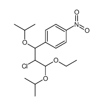 1-[2-chloro-3-ethoxy-1,3-di(propan-2-yloxy)propyl]-4-nitrobenzene Structure
