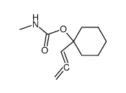 Cyclohexanol,1-(1,2-propadienyl)-,methylcarbamate(9CI) Structure