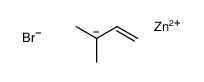 bromozinc(1+),2-methylbut-2-ene Structure