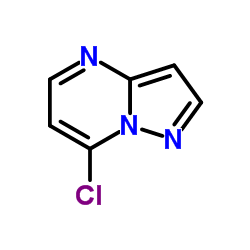 7-氯吡唑并[1,5-a]嘧啶结构式