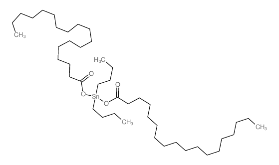 Octadecanoic acid,1,1'-(dibutylstannylene) ester Structure