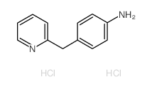 4-(2-吡啶甲基)苯胺结构式