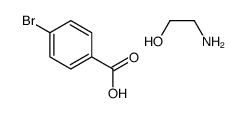 2-aminoethanol,4-bromobenzoic acid结构式