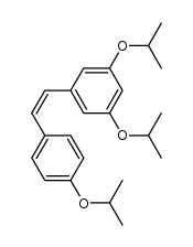 cis-3,4',5-triisopropoxystilbene Structure