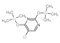 5-氯-2,4-双三甲基甲硅烷氧基-嘧啶结构式