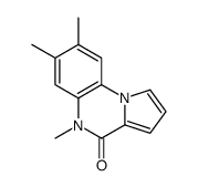 5,7,8-trimethylpyrrolo[1,2-a]quinoxalin-4-one结构式