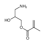 (3-amino-2-hydroxypropyl) 2-methylprop-2-enoate Structure