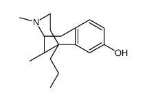 3,11-dimethyl-6-propyl-1,2,3,4,5,6-hexahydro-2,6-methanobenzo[d]azocin-8-ol结构式