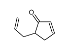 5-prop-2-enylcyclopent-2-en-1-one结构式