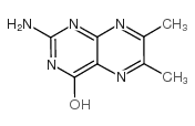 2-氨基-6,7-二甲基-4-羟基他啶水合物结构式