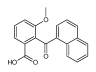 3-methoxy-2-(naphthalene-1-carbonyl)benzoic acid Structure