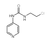 Urea,N-(2-chloroethyl)-N'-4-pyridinyl- Structure