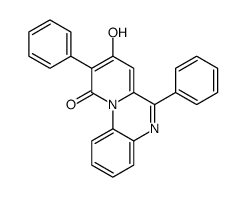 8-hydroxy-6,9-diphenylpyrido[1,2-a]quinoxalin-10-one结构式