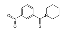 (3-nitrophenyl)-piperidin-1-ylmethanethione Structure