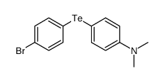 4-(4-bromophenyl)tellanyl-N,N-dimethylaniline结构式