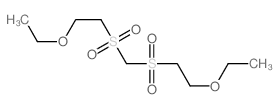 1-[2-(2-ethoxyethylsulfonylmethylsulfonyl)ethoxy]ethane Structure