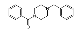 (4-benzylpiperazin-1-yl)-phenylmethanone Structure