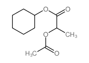 Propanoic acid,2-(acetyloxy)-, cyclohexyl ester picture