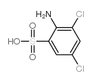 2-Amino-3,5-dichlorobenzenesulfonic acid Structure