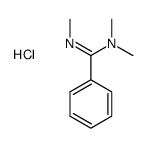 N,N,N'-trimethylbenzenecarboximidamide,hydrochloride Structure