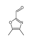 4,5-dimethyl-1,3-oxazole-2-carbaldehyde结构式
