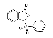 3-(phenylsulfonyl)-1(3H)-isobenzofuranone结构式
