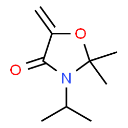 4-Oxazolidinone,2,2-dimethyl-5-methylene-3-(1-methylethyl)-(9CI) Structure