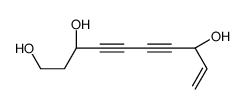 (3R,8R)-dec-9-en-4,6-diyne-1,3,8-triol结构式