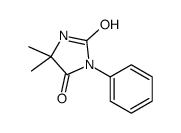 5,5-dimethyl-3-phenyl-imidazolidine-2,4-dione结构式