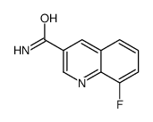 8-fluoroquinoline-3-carboxamide结构式