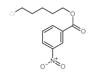 5-chloropentyl 3-nitrobenzoate Structure