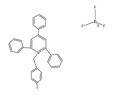 1-(p-Methylbenzyl)-2,4,6-triphenylpyridinium Tetrafluoroborate结构式