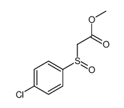 methyl 2-(4-chlorophenyl)sulfinylacetate结构式