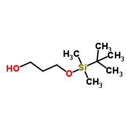 3-((叔丁基二甲基甲硅烷基)氧)-丙醇结构式