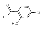 4-氯-2-甲基苯甲酸结构式