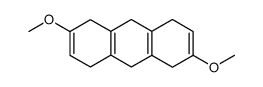 2,6-dimethoxy-1,4,5,8,9,10-hexahydro-anthracene结构式