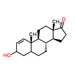 3-羟基雄甾-1-烯-17-酮结构式