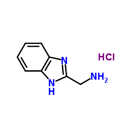 (1H-Benzo[d]imidazol-2-yl)methanamine hydrochloride Structure