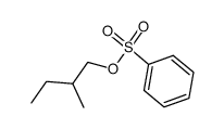 Benzenesulfonic acid, 2-Methylbutyl ester结构式