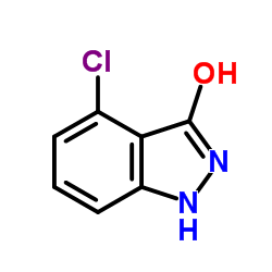 4-氯-3-羟基-1H-吲唑结构式